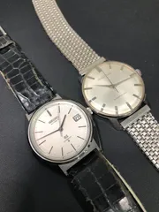 ①GrandSeiko グランドセイコー　②SEIKO　セイコークラウン　2点