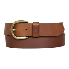 エディー バウアー レディース アクセサリー ベルト レザー Womens Eddie Bauer 125in Classic Leather Jean Beltan タンのサムネイル