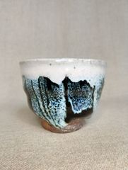☆作家もの器☆小泊良☆カップ大☆グリーン☆やちむん沖縄☆カフェオレ