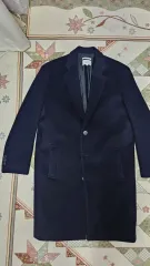 ボタン ソウル メンズ コート ネイビー 50