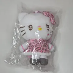 ハローキティ マスコット ギャル ポーチ ぬいぐるみ キーホルダー (白)