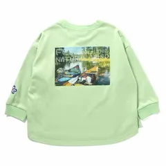 《新品》バックフォト長袖Tシャツ ライム 80～120㎝ F.O.KIDS UVカット 接触冷感 吸水速乾 ロンT R406025のサムネイル