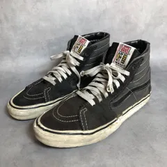PQ274◇VANS : 90's USA製 SK8-HI◇黒 バンズ ヴィンテージ スケートハイ