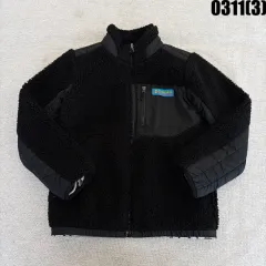 S コロンビア キッズ リバーシブル ブラック ボア フリース ジャケット 0311(3)