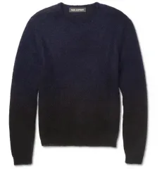 NEIL BARRENTT(ニール バレット) シグネチャー ブラック ネイビー グラデーション モヘア セーター