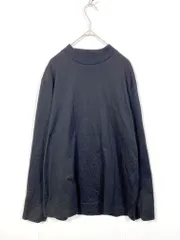 BEAUTY & YOUTH ビューティ&ユース ユナイテッドアローズ 1212-1-058569 クリア ガスコットン モックネック カットソー sizeL/黒 ■■メンズ