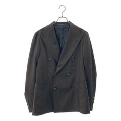 美品 リングジャケット製 グレーツイード ダブルジャケット くろすとし 
