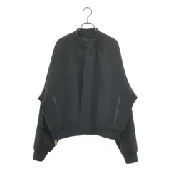 【美品】  SUNSEA / サンシー | N.M OSMO w/耳 DERBY BLOUSON / オーバーシルエット ダービーブルゾン ジャケット | 2 | ブラック | メンズ