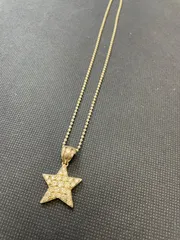 Justin Davis ジャスティンデイビス パヴェ ジルコニア スター ネックレス トップ 925