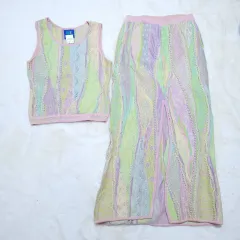 リムノス クージー맛 3D ケーブルニット セットアップ S 0227