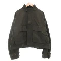 シッコス SICKOS ドロップショルダージャケット ブルゾン ジップアップ カーキ /AE