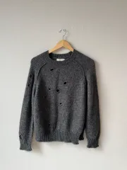 ほぼ新品) Isabel Marant Étoile チャコール ウールニット サイズ36
