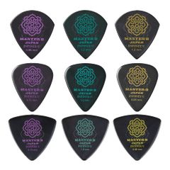 MASTER 8 JAPAN マスターエイトジャパン ギターピック IFUHPSシリーズ ティアドロップ トライアングル ジャズタイプ 滑り止めピック 1枚入り