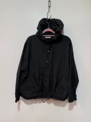 STUOFFICE ホワイト ブラック WHO フード ウィンドブレーカー ジャケット