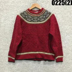 Talbotsレッド パータン セーターm