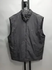ナイキ ゴルフ 軽量 ダウン ベスト グレー XL