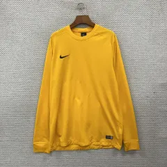 ナイキ 刺繍 ロゴ 機能性 ジャージ ロングスリーブ 長袖Tシャツ M A07105