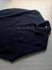 (S) ユニクロ 25fw ミラノリブシャツカラーカーディガン