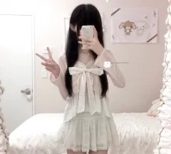 서냥様スナッグ麻ピュアフリルボレロ