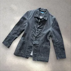 レディース S M ) ユナイテッドアローズ ブラック デニムジャケット 季節の変わり目 日本製作