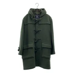 Burberry / バーバリー | for MARUZEN 裏チェック ダッフルコート | 46 | グリーン | メンズ