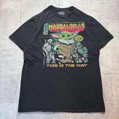 O-847 ムービー Star Wars Mandalorian スターウォーズ ベビーヨーダ グラフィックプリントTシャツ サイズM