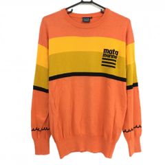 新品】ムータマリン ゴルフ カシミヤ混 ニット メンズ 黒 Mサイズ