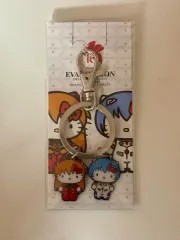 レア エヴァンゲリオン hello kitty(ハローキティ) キーホルダー セット アスカ レイ キーリング 出品