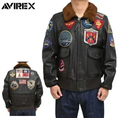 AVIREX アヴィレックス 6101063 783-4950011 ゴート G-1 トップガン フライトジャケット GOAT G-1 TOP GUN レザージャケット アビレックス メンズのサムネイル
