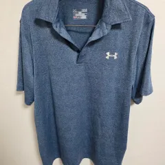 L アンダーアーマー ヒートギア ルーズフィット カラーTシャツ