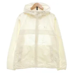 ポロ ラルフローレン POLO RALPH LAUREN マウンテンパーカー ジャケット M ロゴ刺繍 裾ドロスト ジップアップ 白 ホワイト /AE