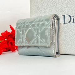 クリスチャンディオール 長財布 カナージュ CDロゴ ラムスキン