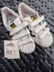 アディダス SUPERSTAR ベルクロ キッズ スニーカー EF4838