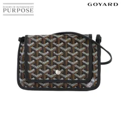 未使用 展示品 ゴヤール GOYARD プリュメ ポーチ ウォレット ショルダー バッグ PVC レザー ブラック Plumet Pocket Wallet 90313151のサムネイル