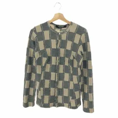 JUNYA WATANABE COMME des GARCONS ジュンヤワタナベ　コムデギャルソン 長袖カーディガン  チェック柄    ブラック/ベージュ レディース / 240002232962のサムネイル