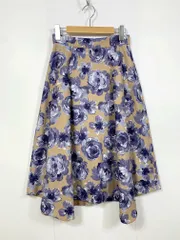 PROPORTION BODY DRESSING プロポーションボディドレッシング 花柄 フレア スカート size3/ベージュ  ■■ レディース