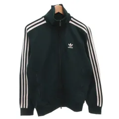 アディダス adidas アディカラー クラシック トラックトップジャージ ブルゾン トレフォイル M 緑 グリーン JY1280 /FF