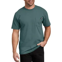ディッキーズ メンズ トップス Tシャツ クルーネック Mens Dickies Heavyweight Crewneck Tee Lincoln Green グリーン