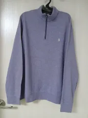 ポロラルフローレン ハーフジップアップ スウェット ラベンダー