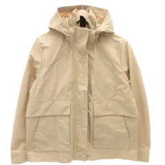 エコアルフ ECOALF マウンテンパーカー ジャケット 短丈 S フード ジップアップ ベージュ /AE