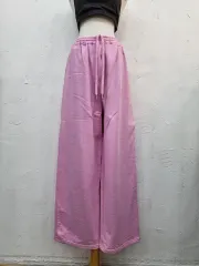 新品 ピンク ワイド トレーニング パンツF