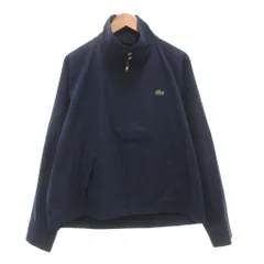 ラコステ LACOSTE ヴィンテージ IZOD ハリントンジャケット XL スイングトップ ジップアップ ロゴ 紺 ネイビー /AE