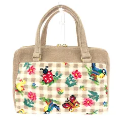 FEILER フェイラー ミニボストンバッグ  ハイジチェック/シェニール織/WEB限定    ベージュ レディース / 240001194642