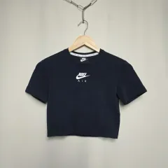 NIKE レディース AIR プリンティング クロップド 半袖Tシャツ S