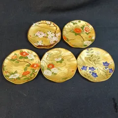 KANSAI YAMAMOTO /山本寛斎　ガラス食器　小皿　5枚セット　　A1109のサムネイル