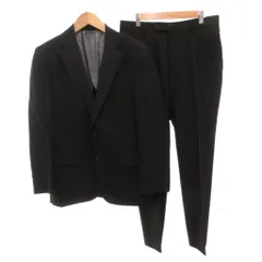 ザ・スーツカンパニー THE SUIT COMPANY セットアップ スーツ テーラードジャケット パンツ ウール 165 黒 ブラック /FF