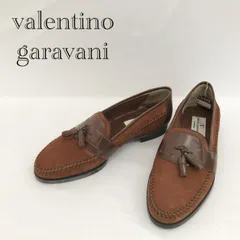 極美品 valentino garavani ヴァレンチノ ガラヴァーニ  VG 006 ローファー 革靴 スエード 24.5 ブラウン 日本製  メンズ 靴 _232068のサムネイル