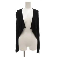 デイジーリンフォクシー DAISY LIN For FOXEY 美品 Seaweed cardigan カーディガン ニット 38 長袖 薄手 黒 ブラック /AE