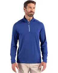 カッターアンドバック メンズ アウター ジャケット・ブルゾン ハーフジップ Cutter Buck Coastlinepicomfort Recycled Mens Quarter Zip Tourのサムネイル