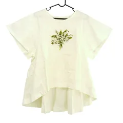 X03248 Tシャツ オフホワイト PINKHOUSE A21410BY417  白い花刺? レディース お洒落 Tシャツ 半袖 ファッション チュニック